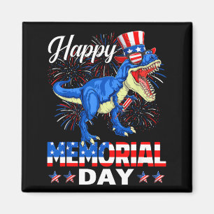 Imã Feliz dia memorial t rex eua bandeira americana 4