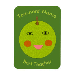 Ímã feliz do costume de Apple do melhor professo