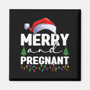 Imã Feliz E Grávida Natal Anúncio De Gravidez