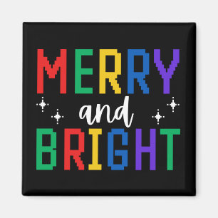 Imã Feliz E Natal Brilhante