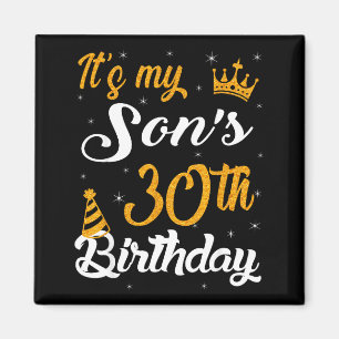 Imã Feliz É o 30º Aniversário do Meu Filho 1995 30 Ano