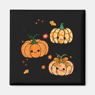 Imã Feliz em ver seu rosto Abóbora Halloween Outono Th