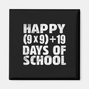 Imã Feliz Equação Matemática Escolar de 100 Dias Profe