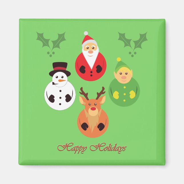 Imã Feliz Férias! (Frente)