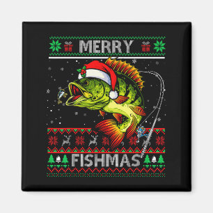 Imã Feliz Fishmas B Peixe Natal Feio De Natal