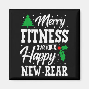 Imã Feliz Fitness Feliz Ano Novo Treino de Traseiro Na