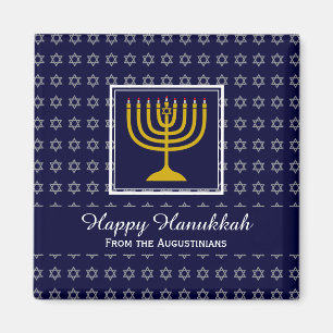 Imã FELIZ Frigorífico HANUKKAH Menorah Personalizado 