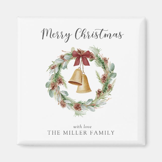 Imã Feliz Frota de Natal com Ouros (Frente)