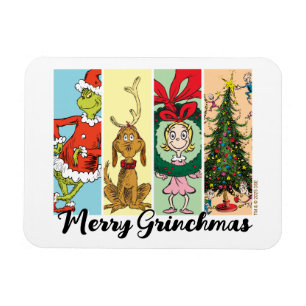 Ímã Feliz Grinchmas Colagem de Férias