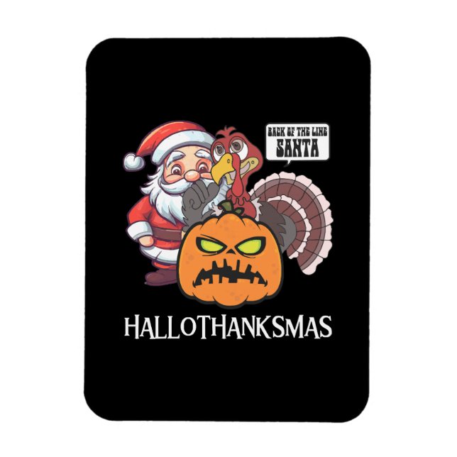 Ímã Feliz Hallothanksmas (Vertical)