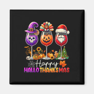 Imã Feliz Hallothanksmas Dia das Bruxas Ação de Graças