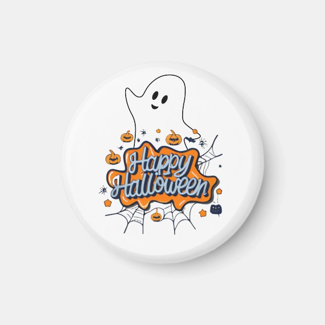 Imã Feliz Halloween  (Frente)