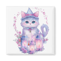 Feliz Halloween Cat e Velas