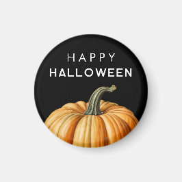 Imã Feliz Halloween com abóbora grande