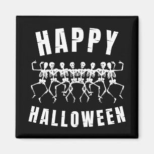 IMÃ FELIZ HALLOWEEN ESQUELETOS DANÇANTES
