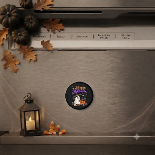 Imã Feliz Halloween Fantasma Fofo Abóbora Assustador