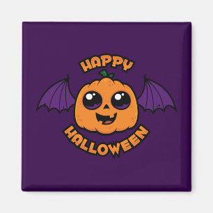 Imã Feliz Halloween Kawaii Pumpkin Spooky Cuteness