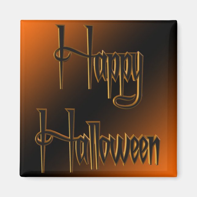 Imã Feliz Halloween Magnet (Frente)