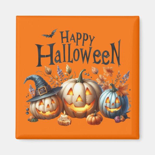 Imã Feliz Halloween Magnet (Frente)