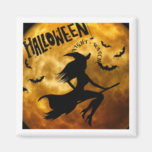 Imã Feliz Halloween Magnet, "Night Watch" 