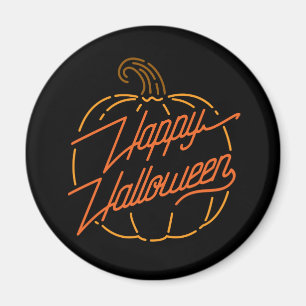 Imã Feliz Halloween Neon Magnet