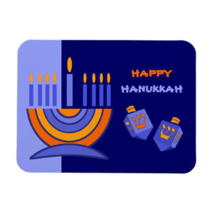 Ímã Feliz Hanukkah! Mapas de presentes