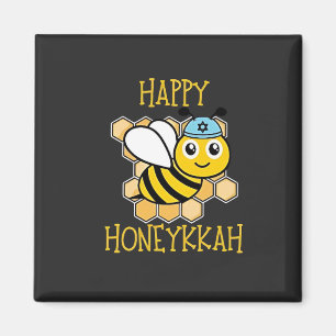 Imã Feliz Honeykkah Honey Bee Hanukkah judeu