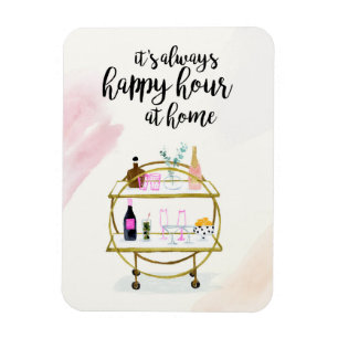 Ímã Feliz Hora em Casa