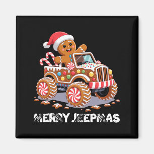 Imã Feliz Jeepmas Luz Feia de Rena Natal Camisa Longa