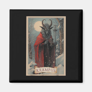 Imã Feliz Krampus Horror Natal Ugly Sweater Mau P