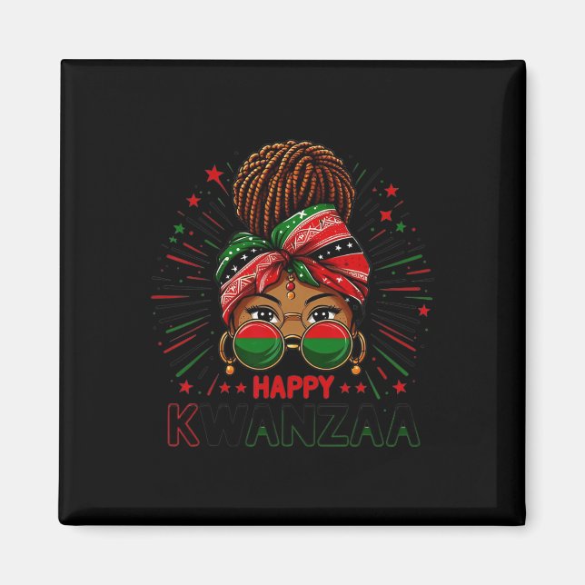 Imã Feliz Kwanzaa Sete Princípios Das Mulheres Kwanzaa (Frente)