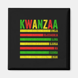 Imã Feliz Kwanzaa Sete Princípios De Homens Kwanzaa
