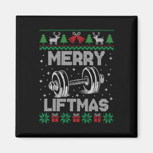 Imã Feliz Liftmas Engraçado Malhação de Workout de Nat