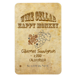 Ímã Feliz Macaco Premium Magnet!