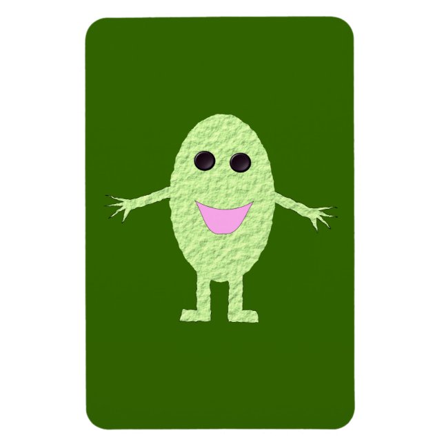 Ímã Feliz Magneta Verde Premium (Vertical)