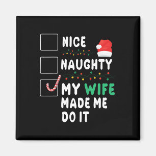 Imã Feliz Marido de Natal Que Boa Noite Minha Mulher F