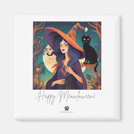 Imã Feliz Meowloween! Íman
