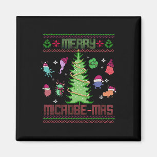 Imã Feliz Microbe-mas Microbiologia Cientistas Natal