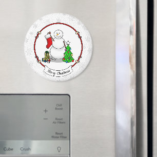 Imã Feliz Natal 2 Árvore de Neve