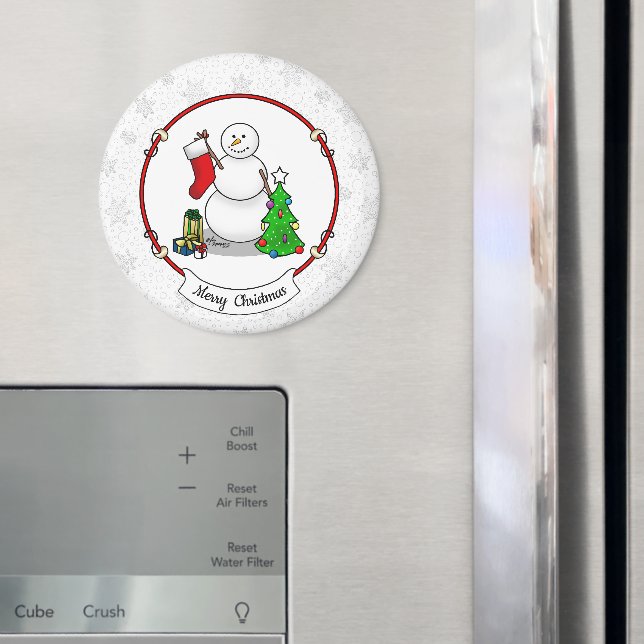 Imã Feliz Natal 2 Árvore de Neve (In Situ (Fridge))