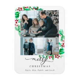 Ímã Feliz Natal 3 Feriado de Frota de Colagem de Fotos