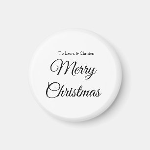 Imã Feliz Natal adicionar nome texto presente personal