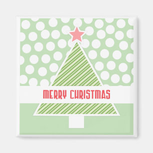 Imã Feliz Natal Árvore Moderna de Feriados de Natal