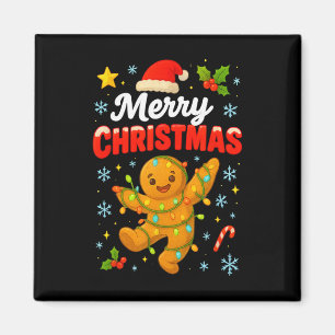 Imã Feliz Natal Biscoito De Natal Gingerbread