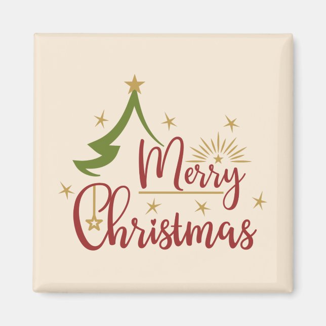 Imã Feliz Natal c/Árvore (Frente)