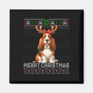 Imã Feliz Natal Cão Cachorro Cachorro Passa Feia