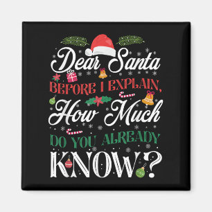 Imã Feliz Natal Caros Papais noeis Quanto Você Sabe