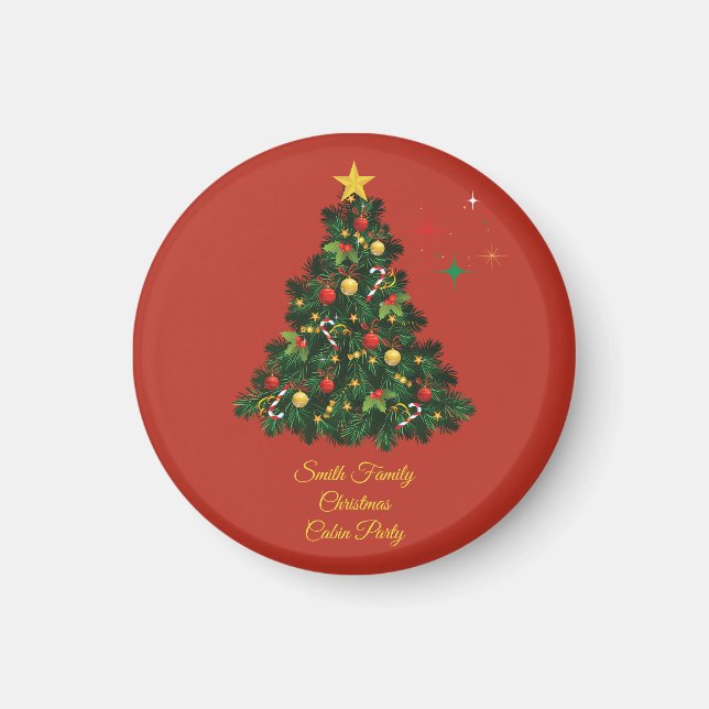 Imã Feliz Natal Clássico (Frente)