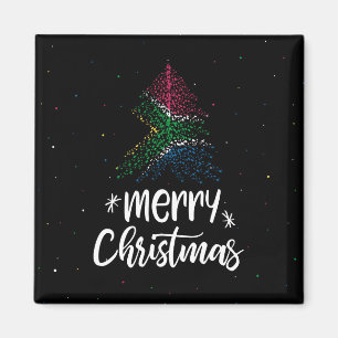 Imã Feliz Natal com a bandeira da África do Sul