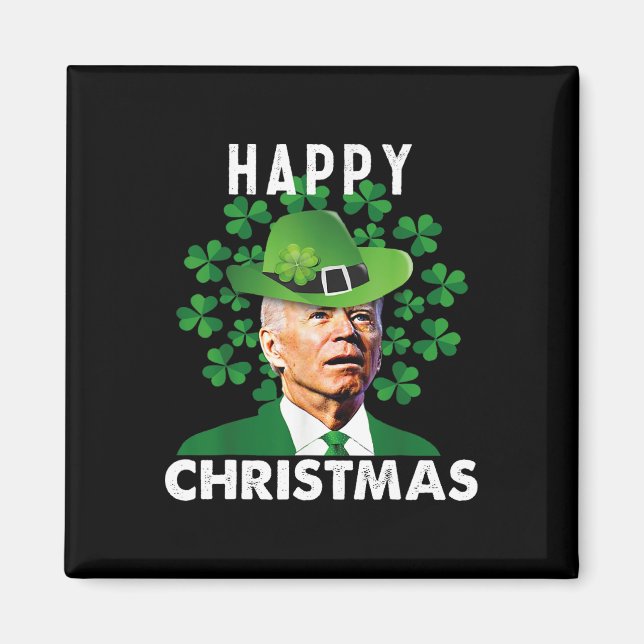 Imã Feliz Natal Confuso, Funny Joe Biden Rua Patrona (Frente)
